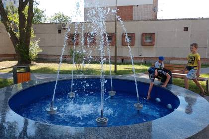 У Вінниці з’явився новий пішохідний водограй