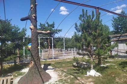 Водоспад та гірський струмок облаштовують для мешканців Подільського зоопарку