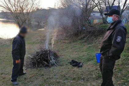 Вінницька муніципальна варта склала 20 адмінпротоколів на паліїв листя 

