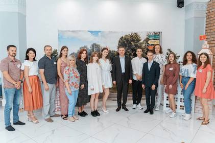Сергій Моргунов привітав випускників, які отримали найвищі бали за результатами Національного мультипредметного тесту