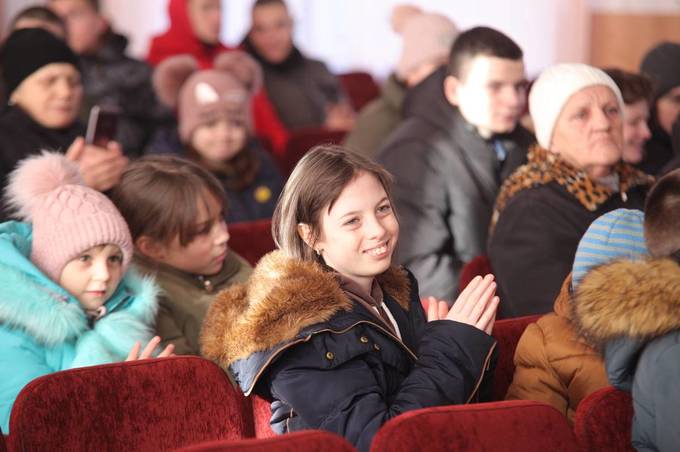 У Вінниці для діток переселенців провели свято Різдва 