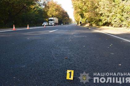 У Вінницькому районі  під колесами автомобіля загинула жінка. Поліція шукає свідків пригоди