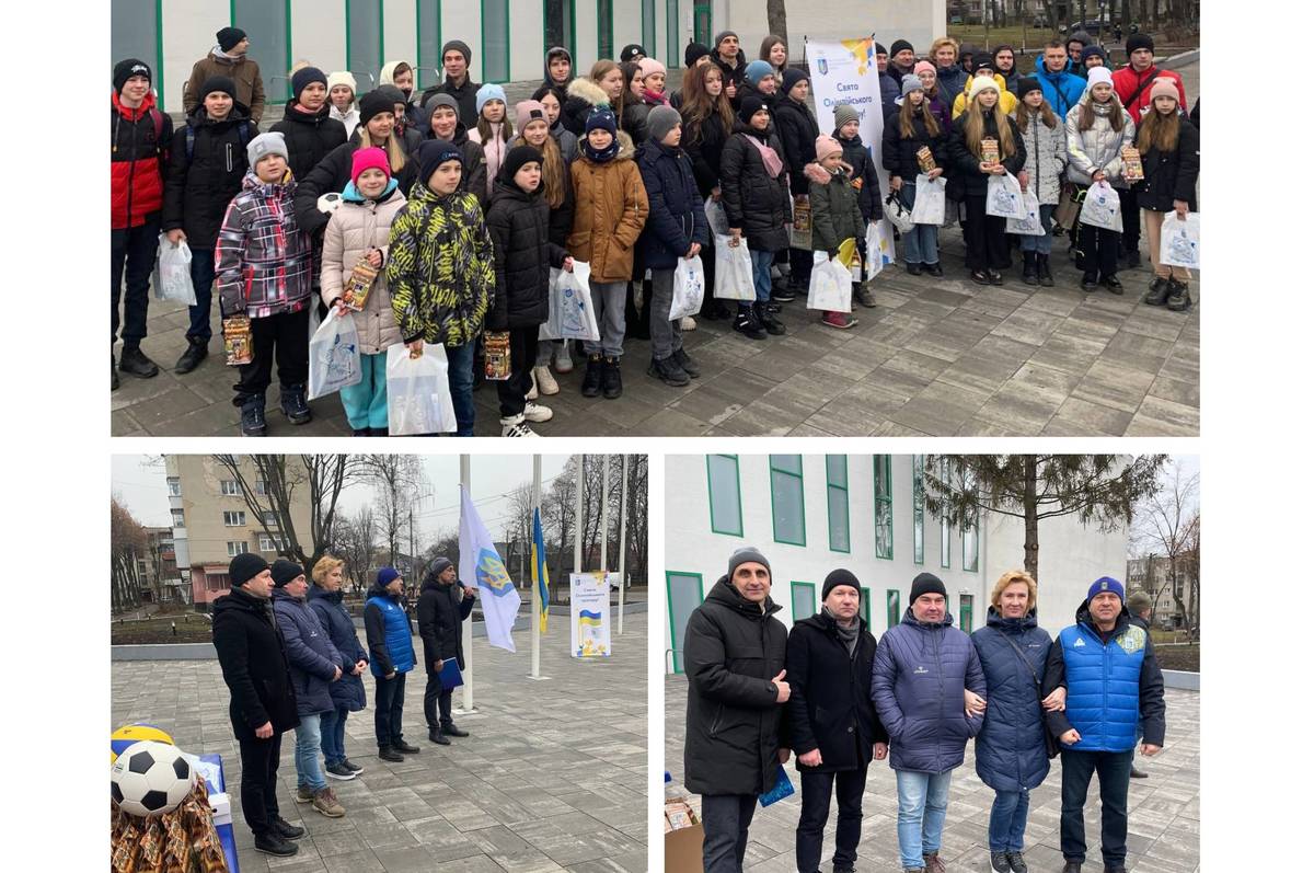 На підтримку українських спортсменів у Вінниці підняли олімпійський прапор