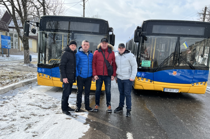 Звільнена Балаклія отримала від Вінниці другий автобус