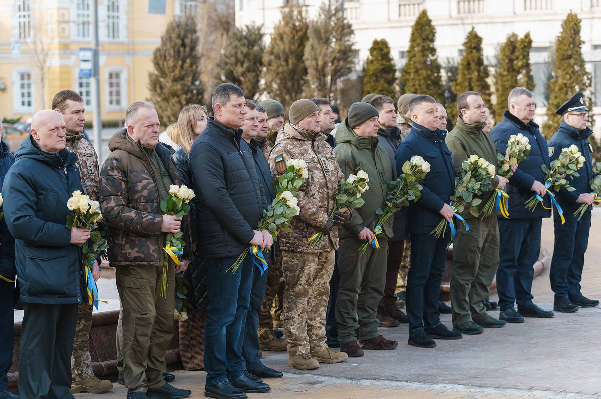 У Вінниці вшанували пам'ять Героїв Небесної Сотні 