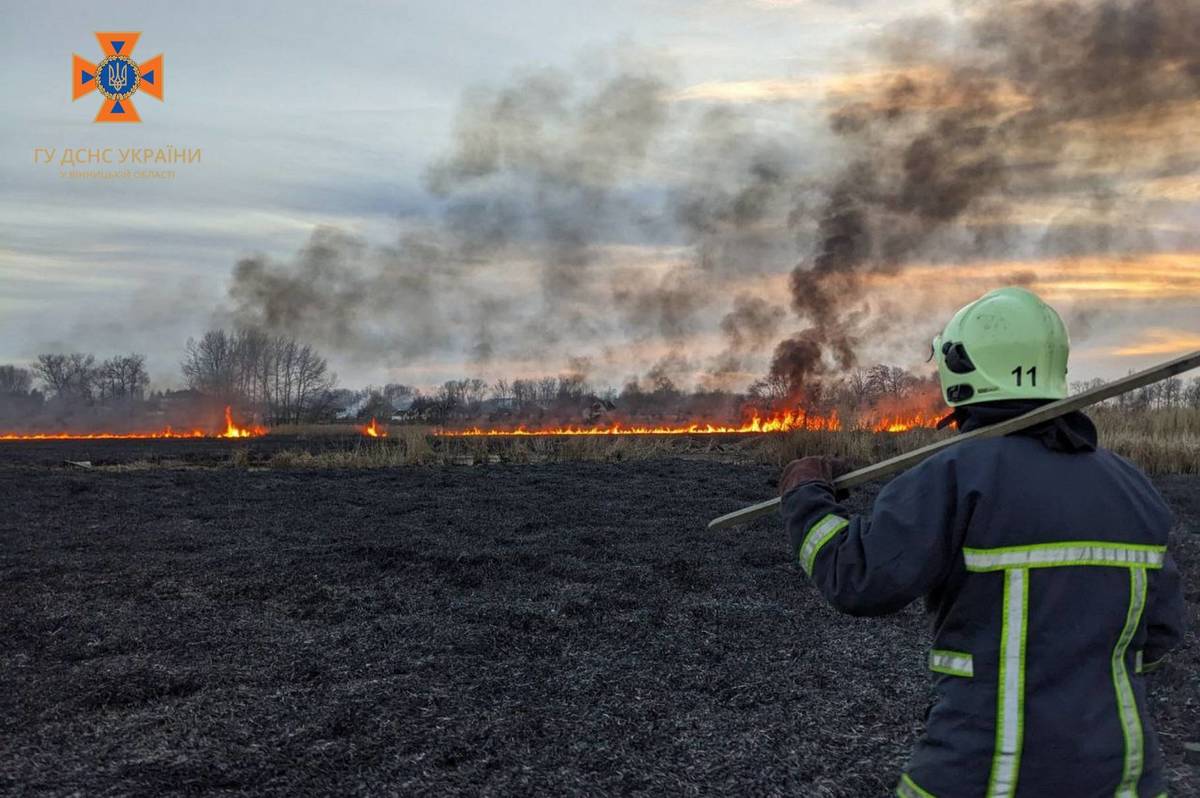 16 пожеж було ліквідовано минулої доби на Вінниччині 