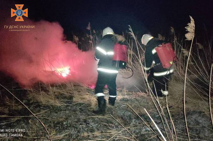 На Вінниччині бійці ДСНС ліквідували шість пожеж в екосистемах
