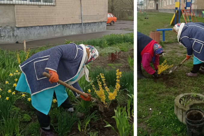 Майже 250 кущів квітів висадили працівники "Вінницязеленбуду" в Десні