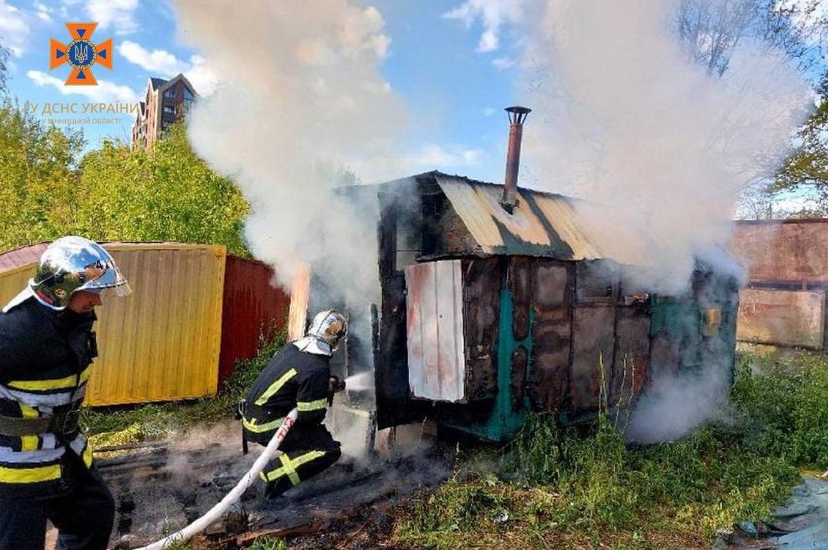 На Вінниччині за добу сталося 11 пожеж 