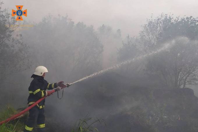 За минулу добу на Вінниччині вигоріло більше 8 гектарів сухої рослинності