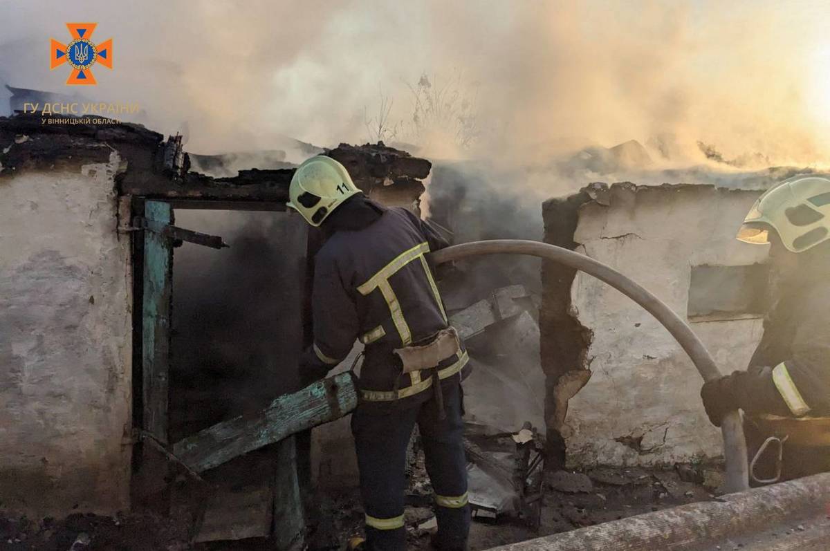 У Вінницькій області ліквідували чотири пожежі в житлових секторах