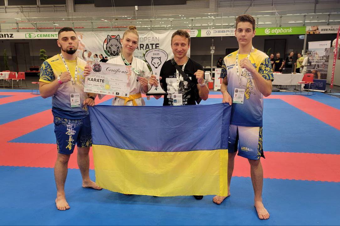 Вінничанка Дар’я Хомрійчук виборола «срібло» чемпіонату Європи з кіокушинкай карате