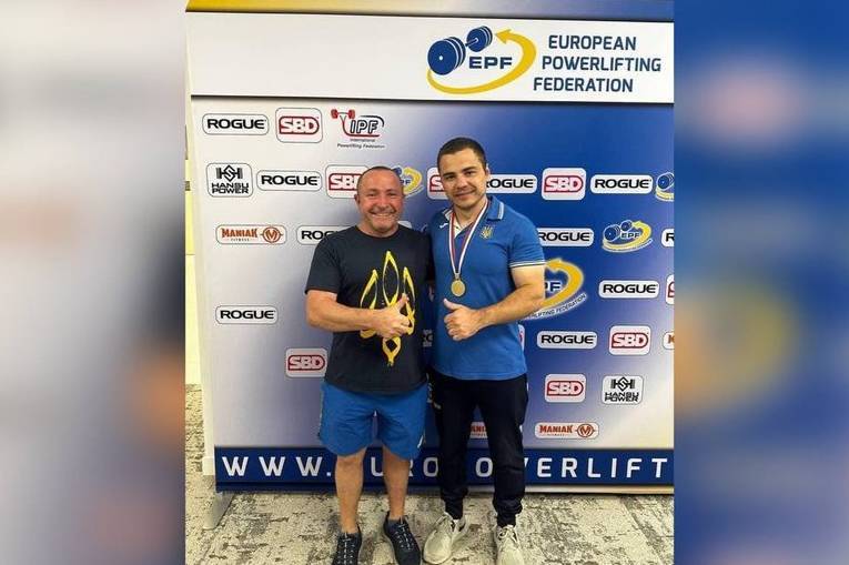 Вінничанин Іван Чупринко виборов золоту медаль на чемпіонаті Європи з класичного жиму лежачи