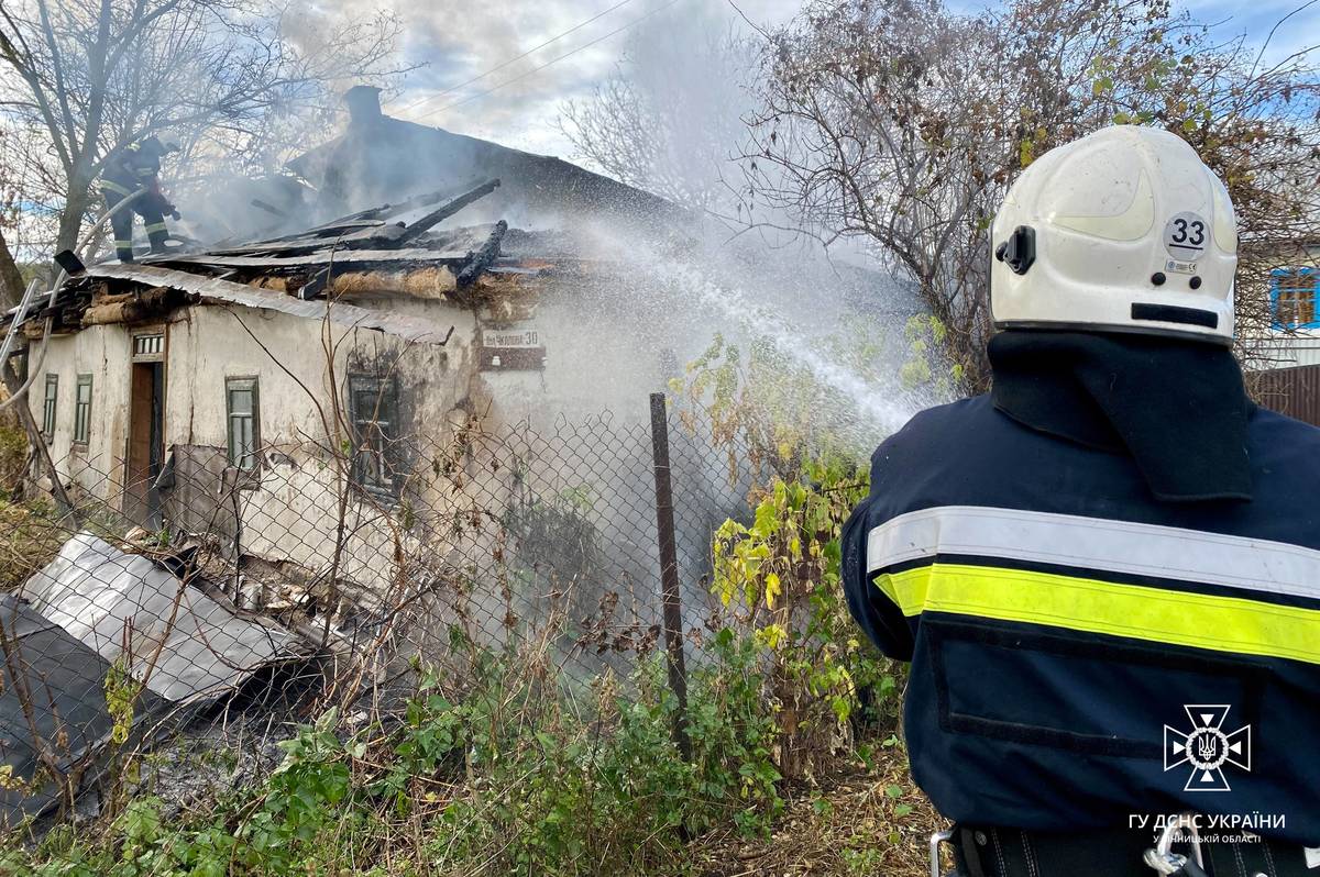 За минулу добу на Вінниччині погасили 7 пожеж