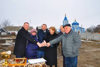 У Жданівській ОТГ розпочали будівництво сільської амбулаторії