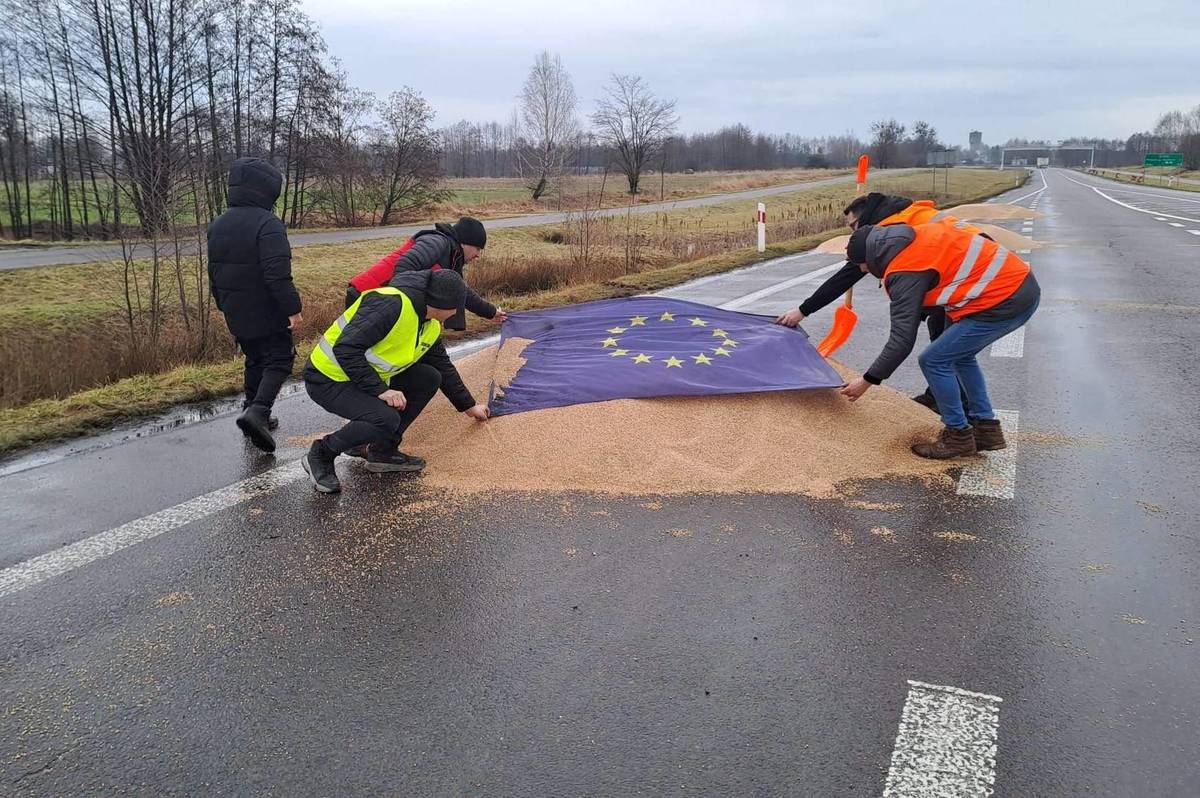 Окружна прокуратура міста Хелм розпочала розслідування щодо висипання зерна з українських вантажівок