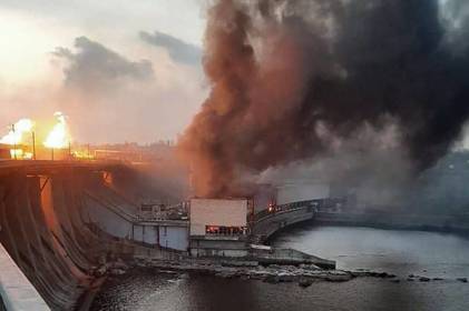 В Дніпровську ГЕС поцілили 8 ракет, ураження дуже значні – представник Офісу генпрокурора Бєлоусов