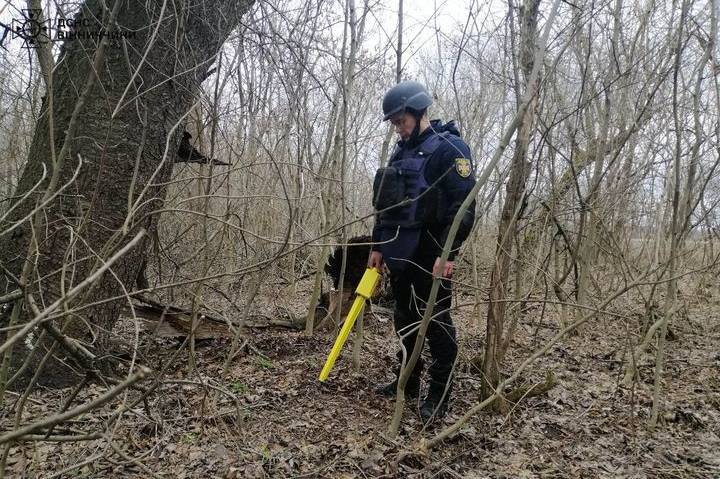 На Вінниччині рятувальники виявили артилерійський снаряд та міну часів Другої світової війни