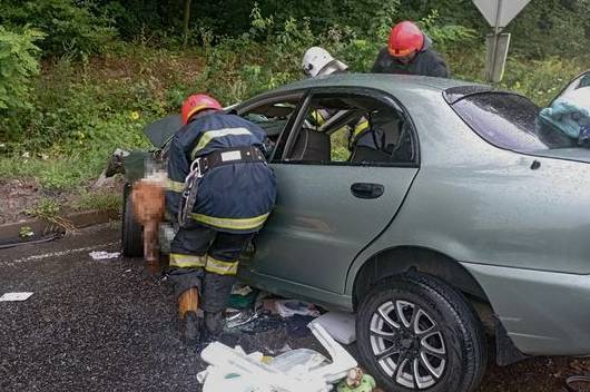 Постраждалих в аварії у Немирівському районі заблокувало в авто: подробиці від ДСНС (фото)