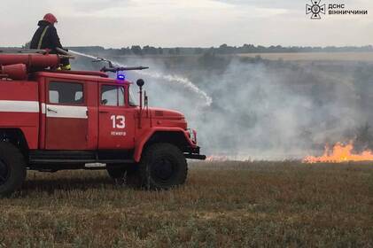 На Вінниччині загорілися дві господарчі будівлі й альтанка: подробиці