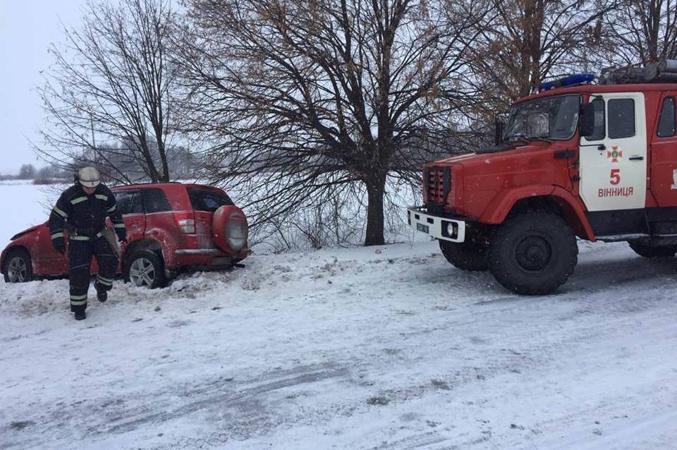 Неподалік Гавришівки автівка злетіла з дороги