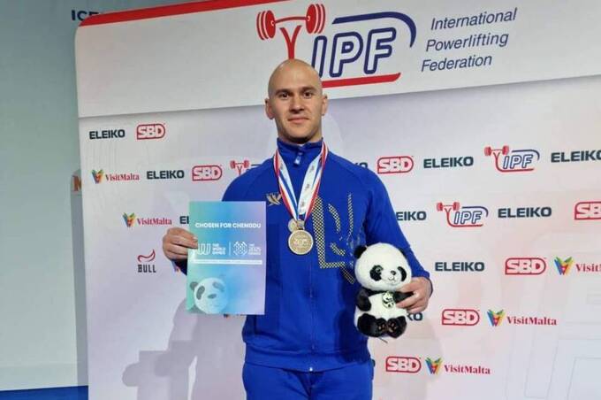 Вінничанин виборов «бронзу» на Чемпіонаті світу з пауерліфтингу