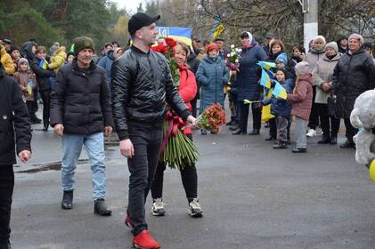 На Вінниччині зустріли з полону українського воїна – Олександра Печарського (фото)