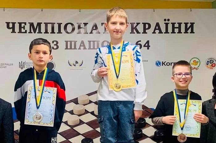 Десятирічний шашкіст з Вінниччини став чемпіоном України