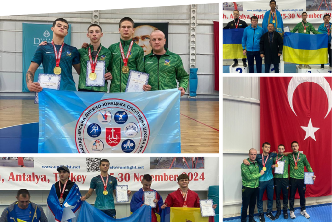 Вінницькі спортсмени здобули медалі на чемпіонаті світу з універсального бою в Туреччині