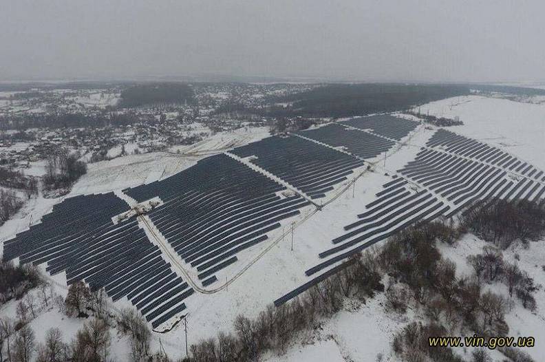 У Вінницькій області введено в експлуатацію нову сонячну електростанцію