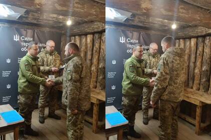 Бійці вінницької бригади отримали відзнаки за мужність