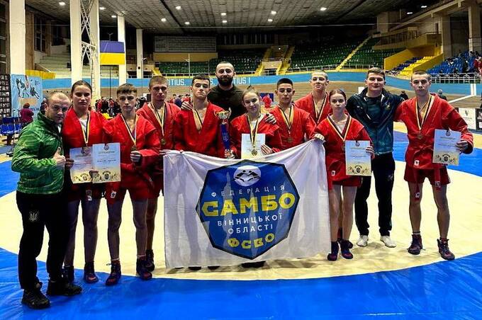 Вінничани вибороли 22 медалі на чемпіонаті України з боротьби самбо