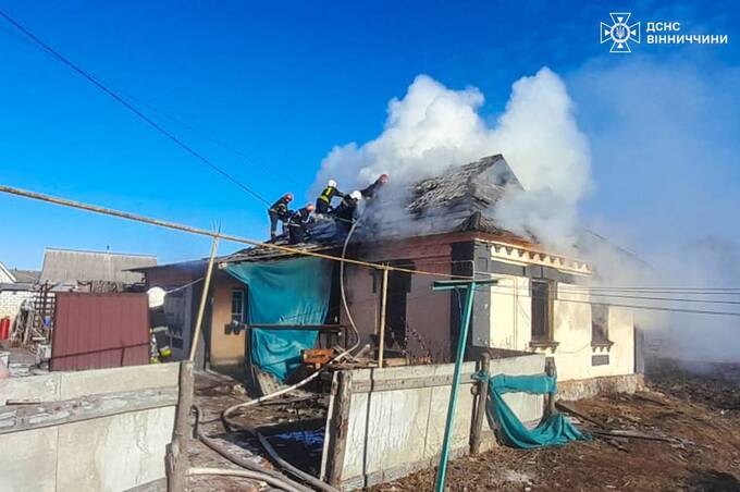 Минулої доби на Вінниччині ліквідували 5 пожеж у житловому секторі