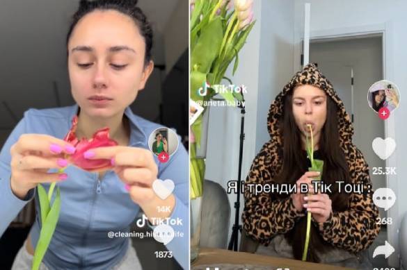 Жінки на камеру їдять тюльпани й це стало трендом в TikTok. Чи безпечна така "розвага"