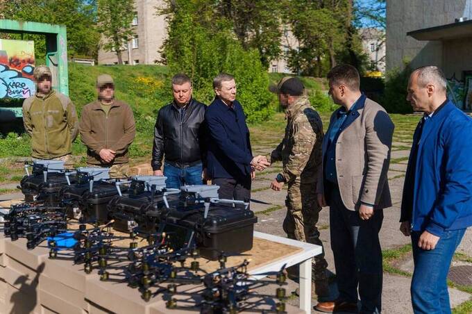 Міжрегіональний координаційний гуманітарний штаб передав для 71-ї єгерської бригади РЕБи, FPV-дрони та дрони Autel