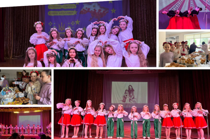 У Вінницьких Хуторах відбувся культурно-мистецький проєкт «Україна – Європа, єдині, незламні»