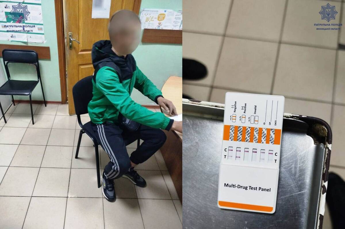 У Вінниці затримали водія, який перебував під дією амфетаміну та канабісу