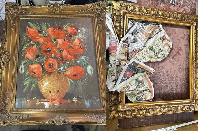 Митники затримали громадянку Молдови, яка намагалася провезти старовинну картину