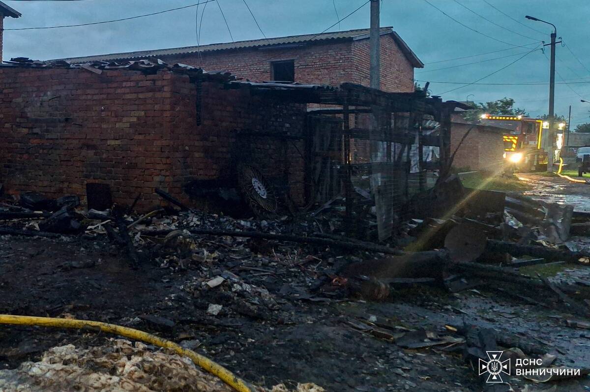 На Вінниччині вогонь знищив майно через необережність та несправну електромережу