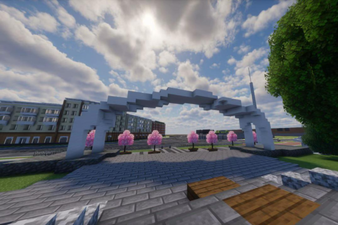 Вінниця без людей: як виглядає наше місто у Minecraft (фото)
