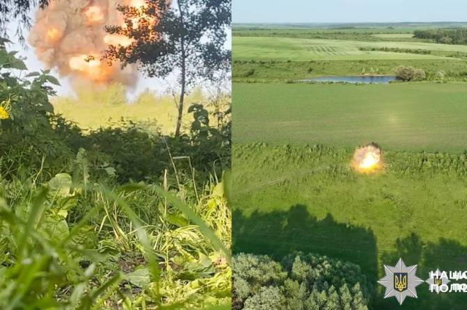 На Вінниччині вибухотехніки знищили бойову частину російського дрона (відео)