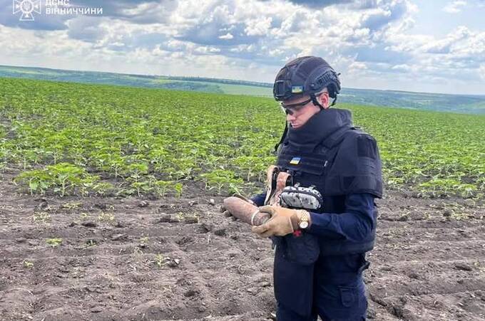 На Вінниччині сапери ДСНС знищили боєприпас часів Другої світової