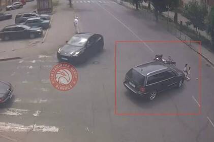 У Вінниці на перехресті вулиць Шимка та Антонова сталася ДТП (відео)