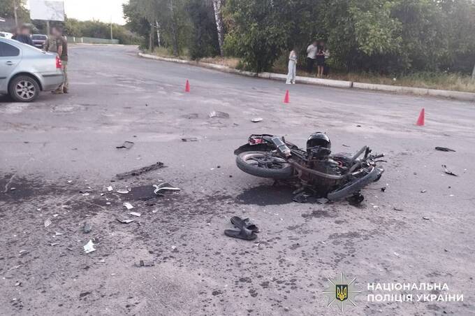 У ДТП на Вінниччині постраждав неповнолітній мотоцикліст