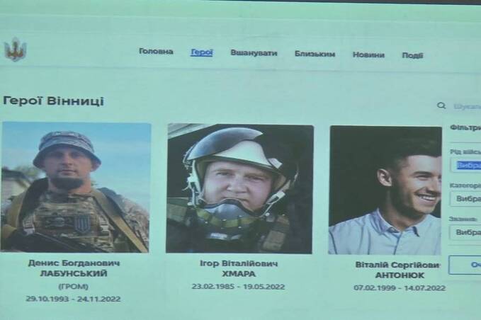 Кожне ім’я має значення: у Вінниці з’явилася електронна книга пам’яті Захисників