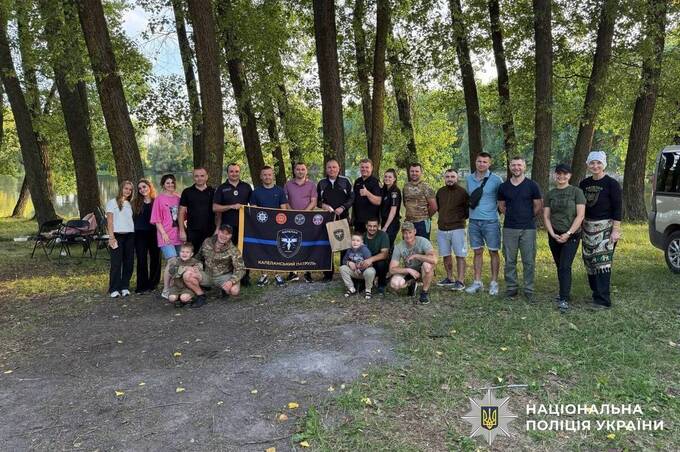 У Хмільнику поліцейські та капелани організували риболовлю для ветеранів