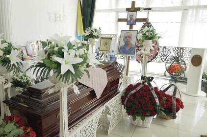 У Вінниці попрощалися з Віталієм Балибюком, який постраждав під час атаки дронів 16 липня