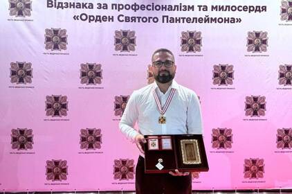 Медика з Вінниці нагородили Орденом Святого Пантелеймона