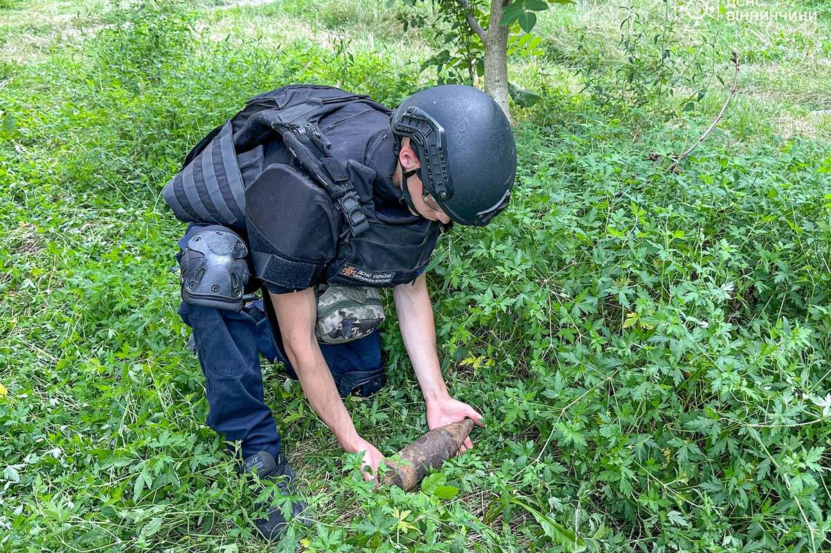 На Вінниччині знешкодили 12 боєприпасів часів Другої світової війни