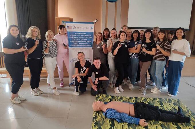 Працівники «Вінницяводоканалу» пройшли курси домедичної допомоги